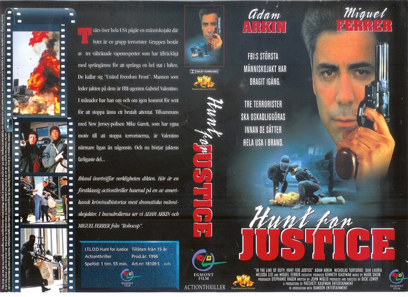 HUNT FOR JUSTICE (VHS)